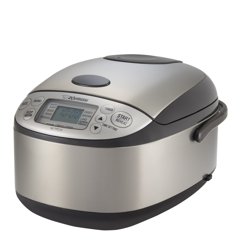 Zojirushi Micom Rice Cooker NS-TPC10 5.5 cup Stainless Brown
