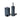Puebco Toilet Brush, Gray, with matching trash can