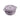 Staub round cocotte in Lilac, lid on, three-quarter view
