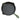 Staub 11 inch deep skillet in Basil, top view of the black matte enamel interior