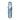 OXO Prep & Go Ocean Blue case closed, fork visible through the lid, top view