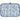 Blue Florals drying mat with an ornate blue and white floral print, laid flat