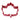 Red R&M International maple leaf cookie cutter, 3 inch