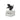 Balvi Frisky black cat toothpick holder on a gray base