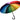 Streamline Rainbow Color Wheel Umbrella hero