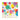 Balloons & Confetti Paper Napkins in White