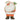 Santa Bear card partly folded, the Merry Christmas sack in front