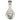 TableCraft stainless steel spoon rest with its green product label, top view