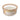 Fresh & Seal round glass food storage container with bamboo lid, top view