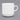 Fortessa Ilona stackable china mug, 12 oz., bright white