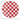 Creative Converting Classic Gingham Paper Dessert Plate size detail, 6.75 inch