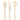 Creative Converting Natural Wooden Cutlery, 24-pack hero