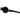 TableCraft black citrus squeezer, top view of the bowl