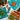 Set of three Bees Wrap food storage wraps with ocean-inspired patterns, reusable and eco-friendly for storing food.
