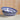 Geo Blue Stamped Bowl 8"