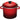 Le Creuset 8-quart stock pot with a colorful enameled exterior, stainless steel handles, and a matching lid for cooking soups and broths.
