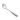 OXO Steel spaghetti server with pronged bowl and stainless handle, angled on white