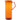 Kinto CAST Amber jug, 1.2 liter — heat-resistant amber glass with tapered profile