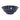 Overhead view of the blue Pulse bowl showing the stamped pattern circling the rim