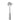 OXO Steel spaghetti server upright on white