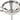 HIC stainless steel kitchen funnel with removable strainer, 4-inch