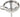 HIC stainless steel kitchen funnel with removable strainer, 4-inch