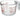 Mrs. Anderson's 2-cup glass measuring cup angle view