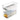 INTERDESIGN iDesign Linus Pantry Bin for storage, with clear plastic container and secure lid for organizing kitchen essentials