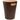 UMBRA Woodrow trash can with a sleek black finish and metal foot pedal for hands-free disposal.