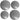 Reston Lloyd Stovetop Burner Covers Set-4