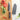 Cangshan YARI 7 inch Santoku knife with Damascus patterned blade and gray G10 handle