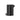 Brabantia NewIcon 3 liter pedal bin in Matte Black, side view