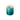 Le Creuset Utensil Crock 1qt Bleu Riviera - side