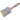 Ateco Pastry Brush w/ Natural White Boar Bristle
