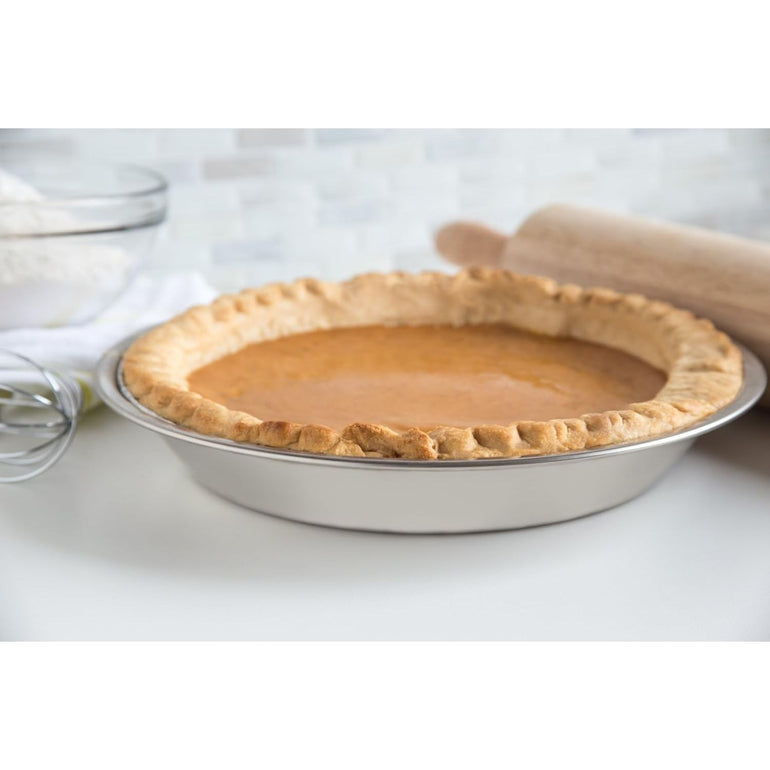 Fox Run Pie Pan, Tin-Plated Steel
