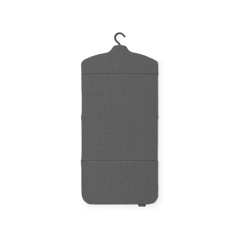 Brabantia gray foldable steam board with integrated hanging hook
