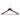 Semi Curved Wooden Hangers, 17.5" Walnut-Gold Pack-5