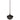 Tovolo silicone ladle in charcoal with a stainless steel handle