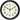 Infinity Instruments Retro 9.5" Wall Clock, Black — front