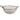 Side view showing the footed base of the strainer