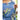 Russian Chintz Apron, Blue