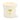 Lit Paddywax Martini candle in a cream ceramic cup with a raised yellow martini glass motif