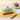 Blue check butter dish in use