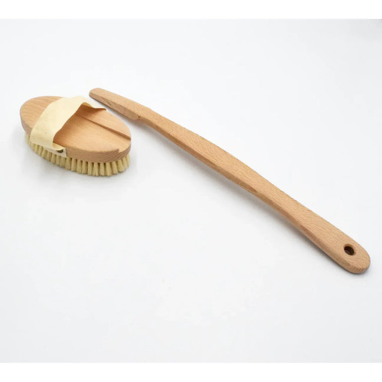 Earth & Nest Bath Brush, Beechwood