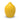 Kikkerland yellow lemon-shaped microwave cleaner with steam holes on top