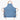 Hedley & Bennett Cedar Blue denim Essential apron with cider straps, laid flat