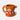 DOIY ceramic teddy bear mug with a red and white striped scarf