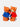Two DOIY ceramic teddy bear shakers hugging, one in a blue sweater and one in red