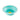 Charles Viancin Daisy Collapsible Colander in Aqua, three-quarter view