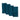 KAF Home Verona stone-washed linen napkins in Dark Blue